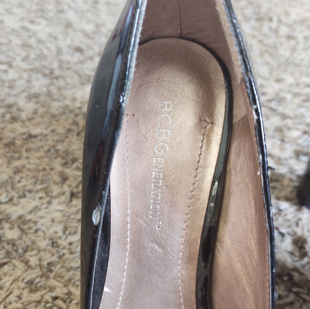 Bcbgeneration Black Open Toe Pumps - image 4